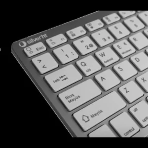 Tastiera Silver HT Edition Wireless Bianca Bluetooth